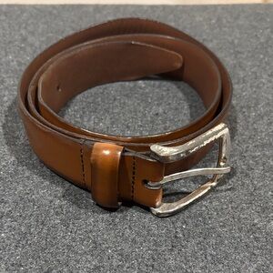 Allen Edmonds Classic glossy Brown Leather Belt